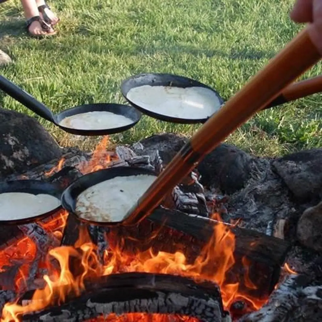 Esschert Design Barbecue Pannenkoekenpan - Zwart