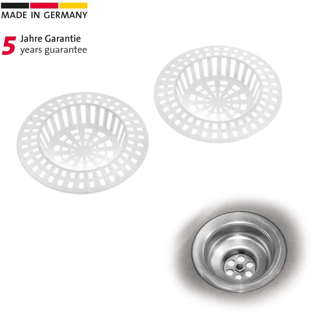 Westmark Gootsteenzeven 2 Stuks - Ø7cm - Kunststof - Wit