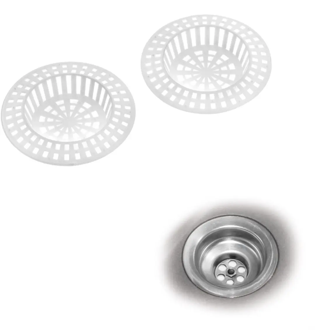 Westmark Gootsteenzeven 2 Stuks - Ø7cm - Kunststof - Wit