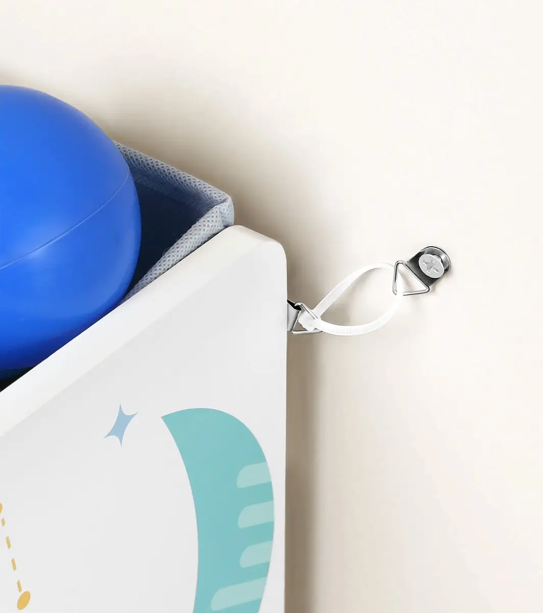 Songmics Speelgoed Organizer 9 Vakken - 50L - Wit