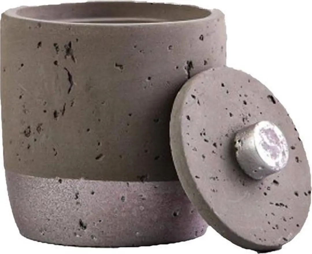 Wenko Opbergdoos Beton Grijs 10cm - afbeelding 2 van 4