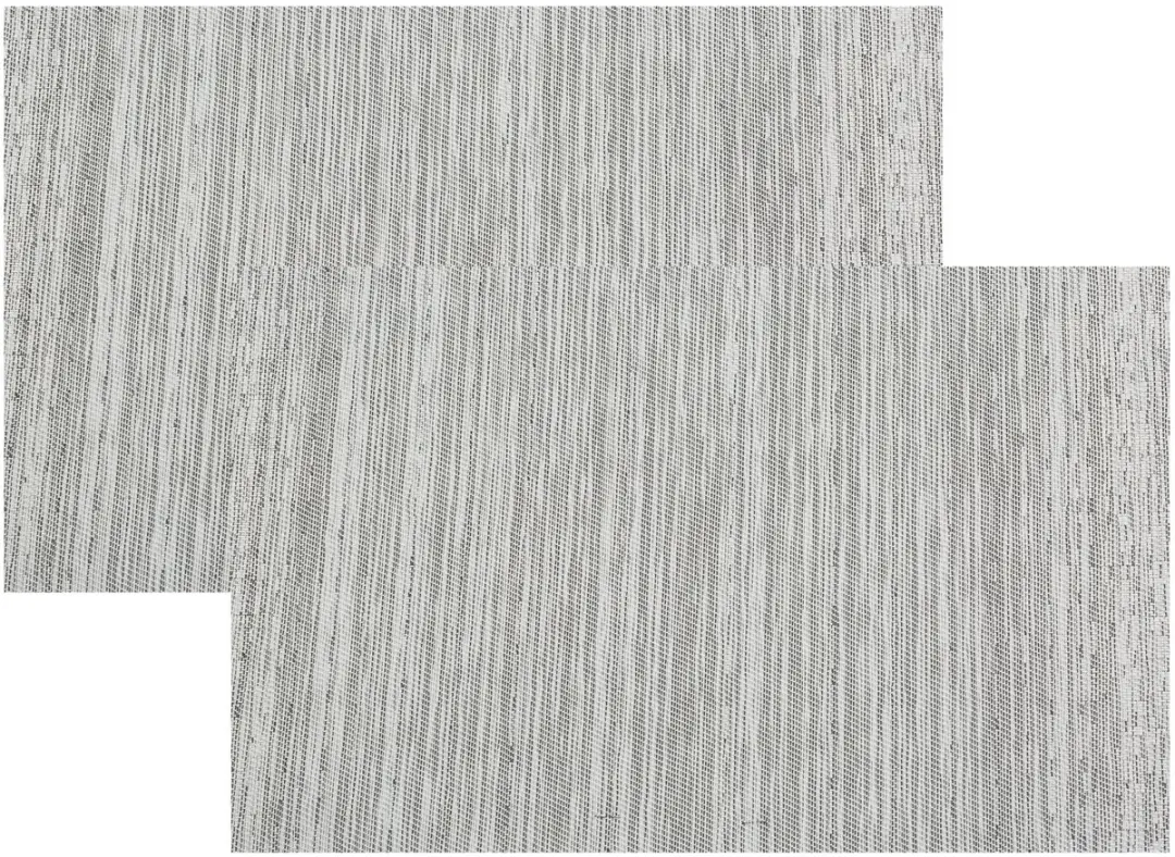 Cosy&Trendy Placemats Geweven Zwart/Wit
