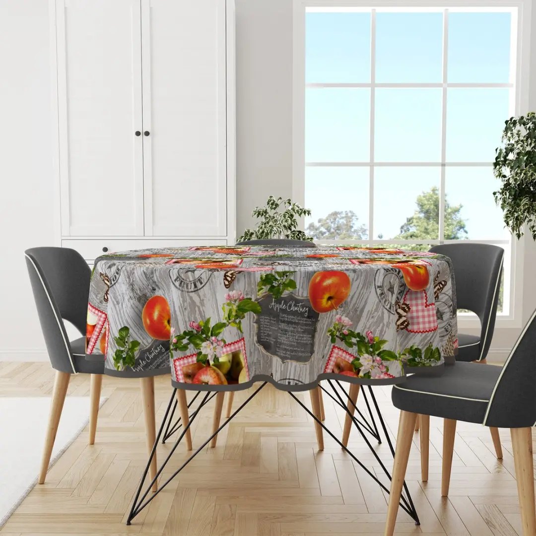 Wicotex Holland Fruit Tafelzeil Rond 160cm - Multicolor