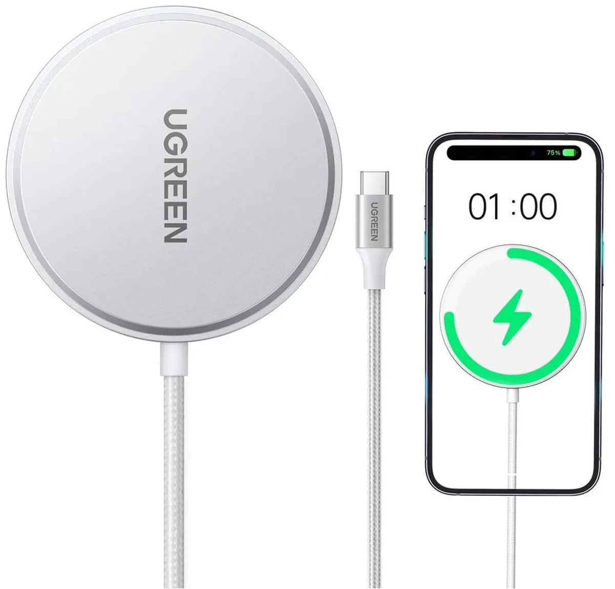 Ugreen Qi2 15W MagSafe Oplader