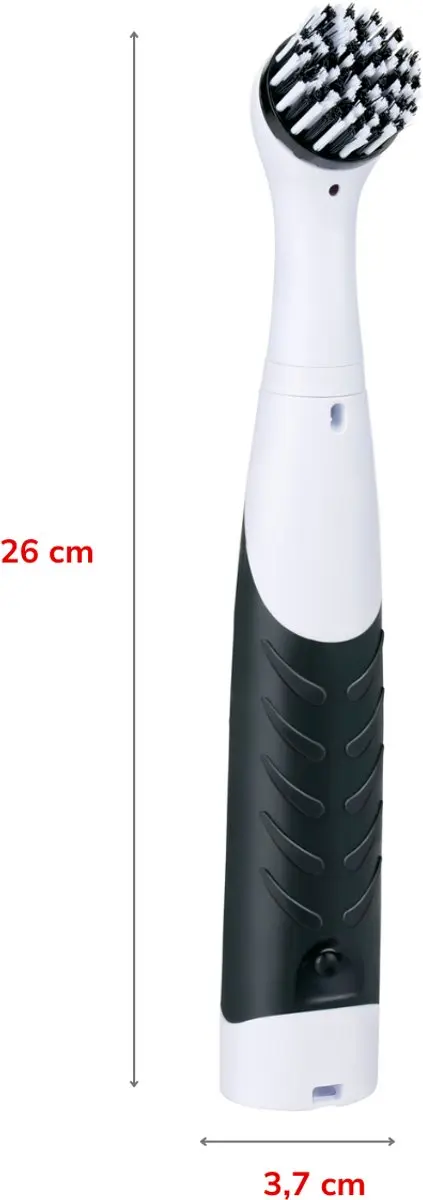 Alpina Elektrische Schoonmaakborstel IPX5 - 3 Stuks - Zwart/Wit - afbeelding 6 van 6