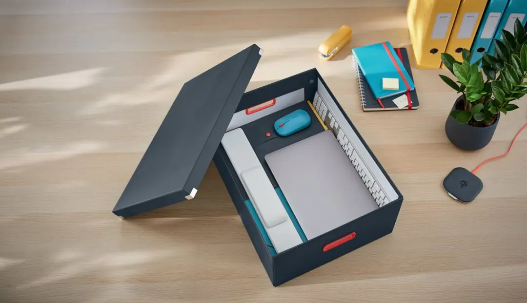 Leitz Click & Store A3 Opbergdoos - Fluweel Grijs