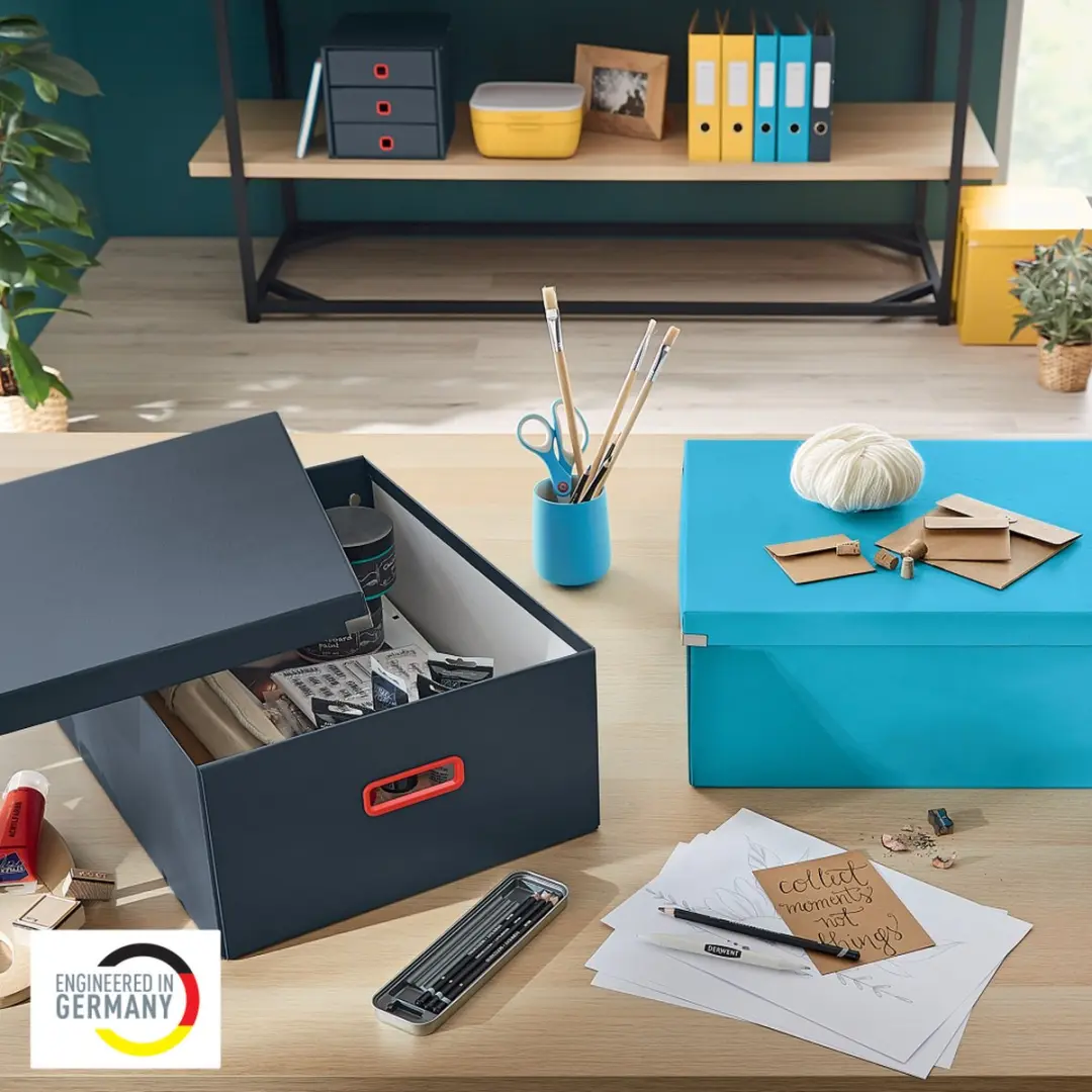 Leitz Click & Store A3 Opbergdoos - Fluweel Grijs