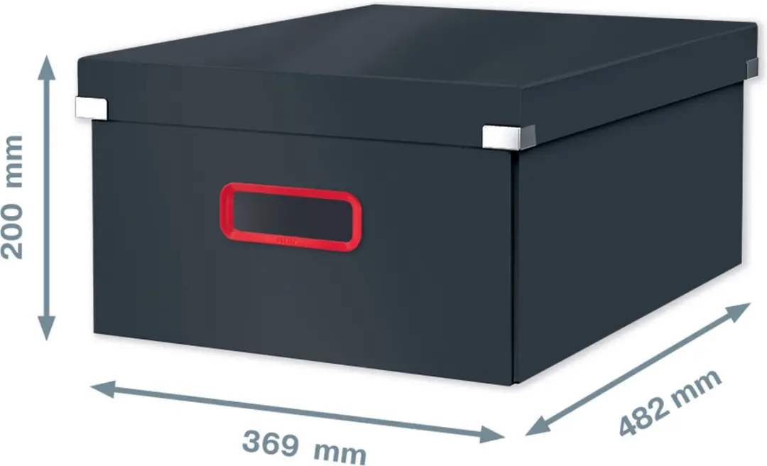 Leitz Click & Store A3 Opbergdoos - Fluweel Grijs