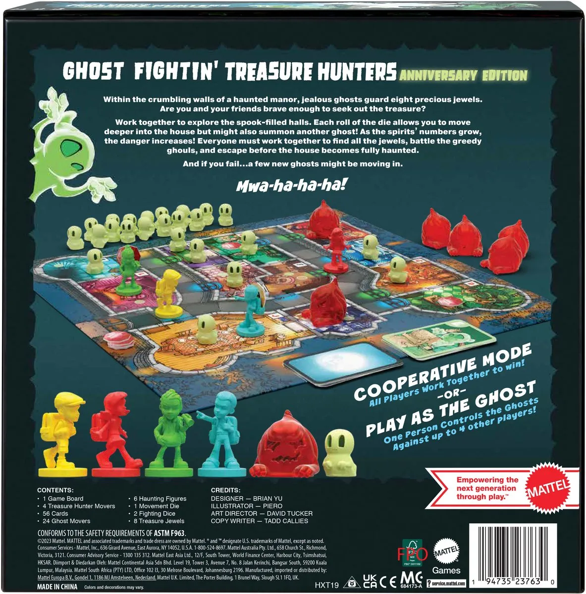 Mattel Games Ghost Fightin' Treasure Hunters Anniversary Edition Bordspel - 2-5 Spelers