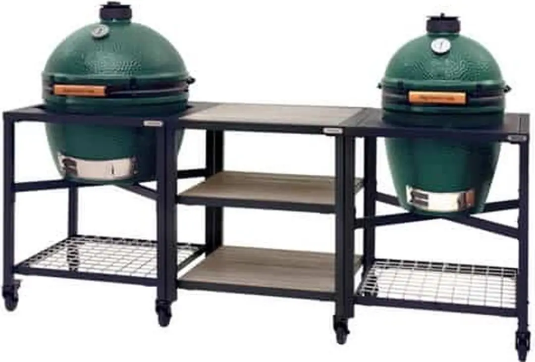 Big Green Egg Distressed Acacia Wood Insert 120267 - Groen