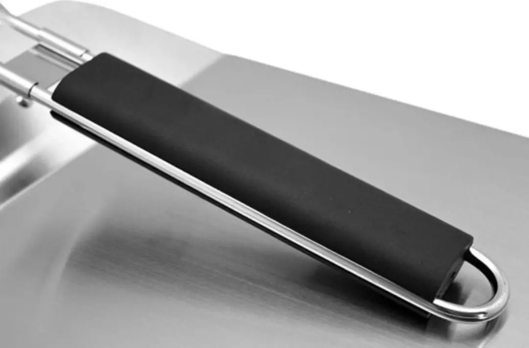 Alpina Pizzaschep 53cm - Inklapbaar RVS Handvat - Zwart/Zilver