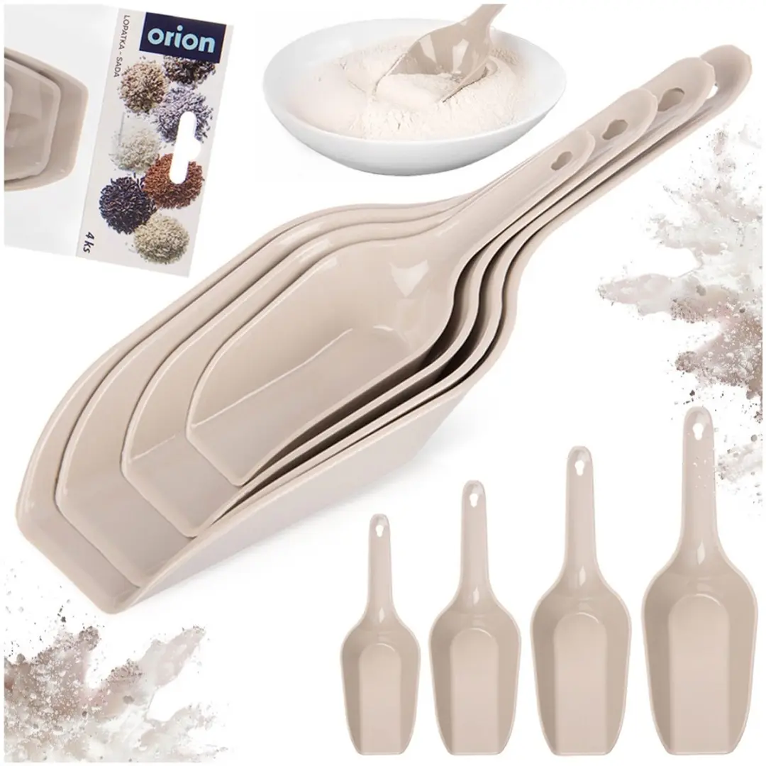 Orion Keukenhaken 4 Stuks - Vaatwasmachinebestendig - Beige