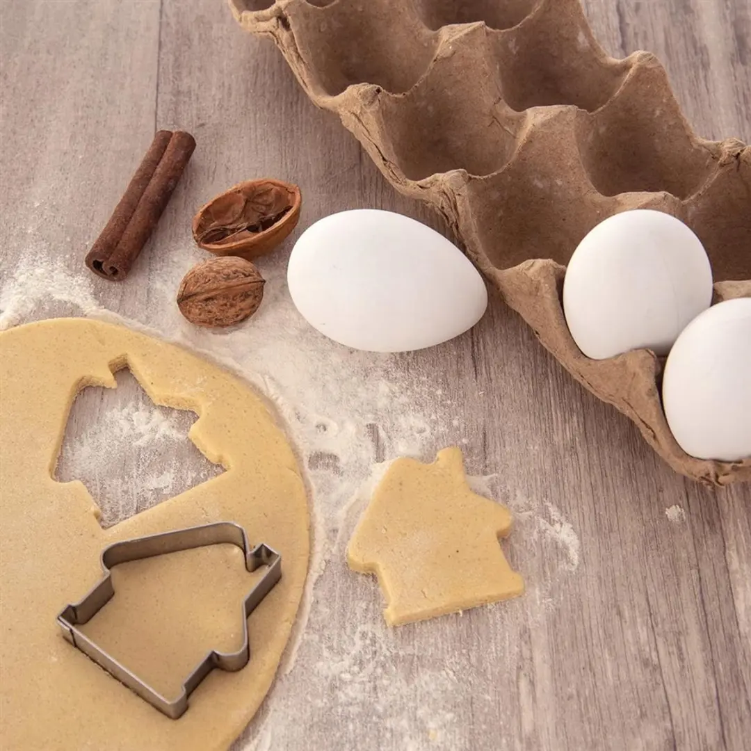 Orion Mini Huisje Koekjesvorm - Zilver