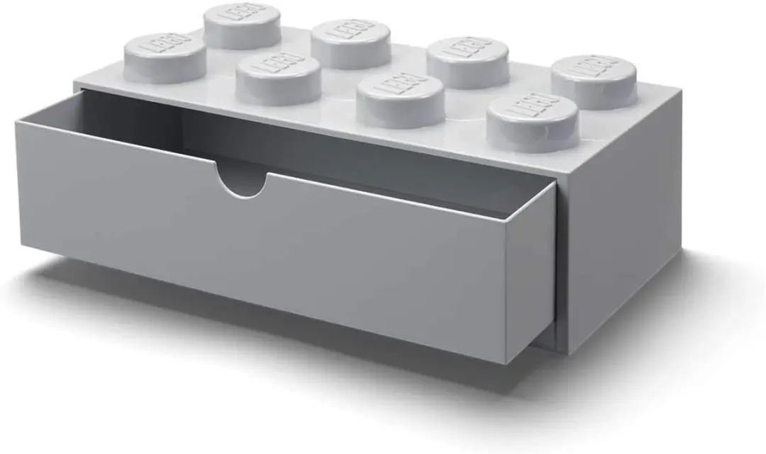 Bureaulade Brick 8, Grijs - LEGO