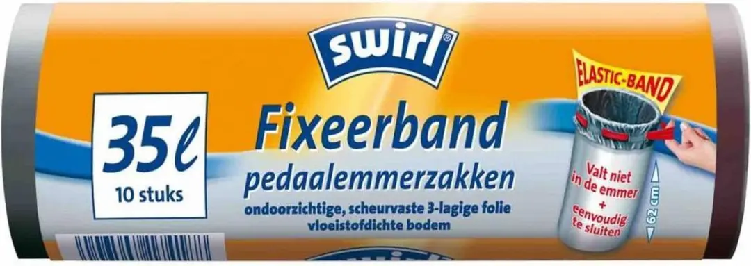Swirl Afvalzakken Fixeerband 35L