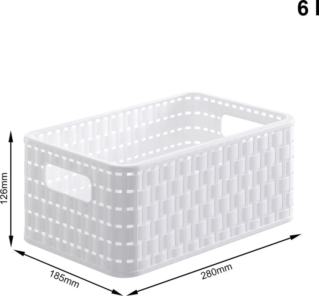 Rotho Country Mand A5 6L - Wit