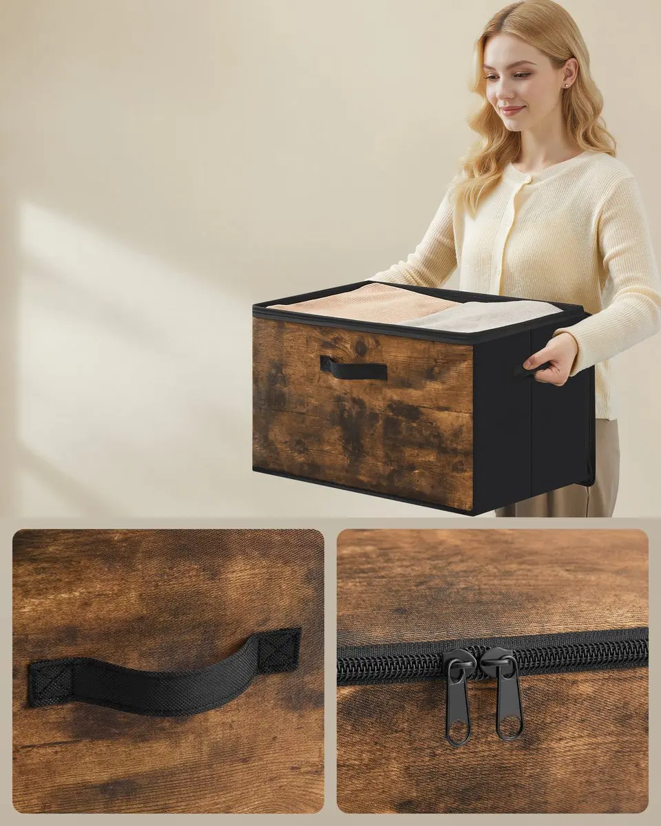 Songmics Opbergbox Vintagebruin - 6 Stuks