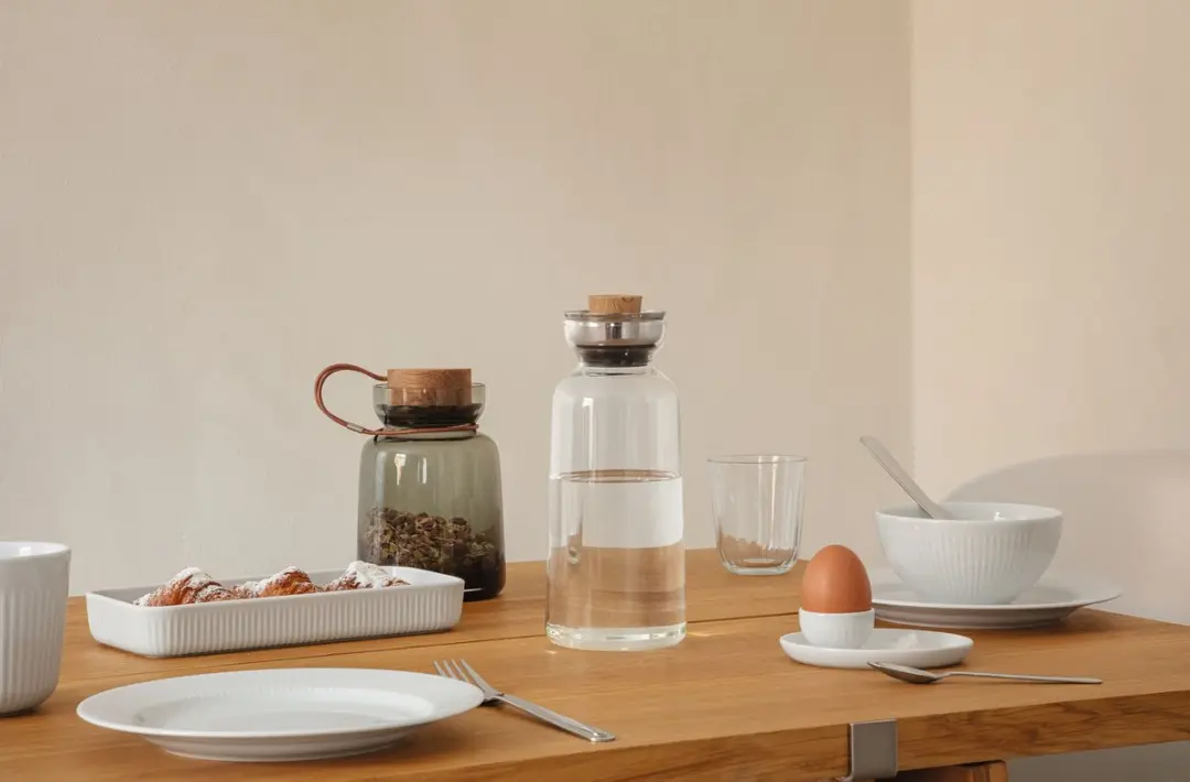 Eva Solo Silhouette Glazen Karaf 1L - Borosilicaatglas