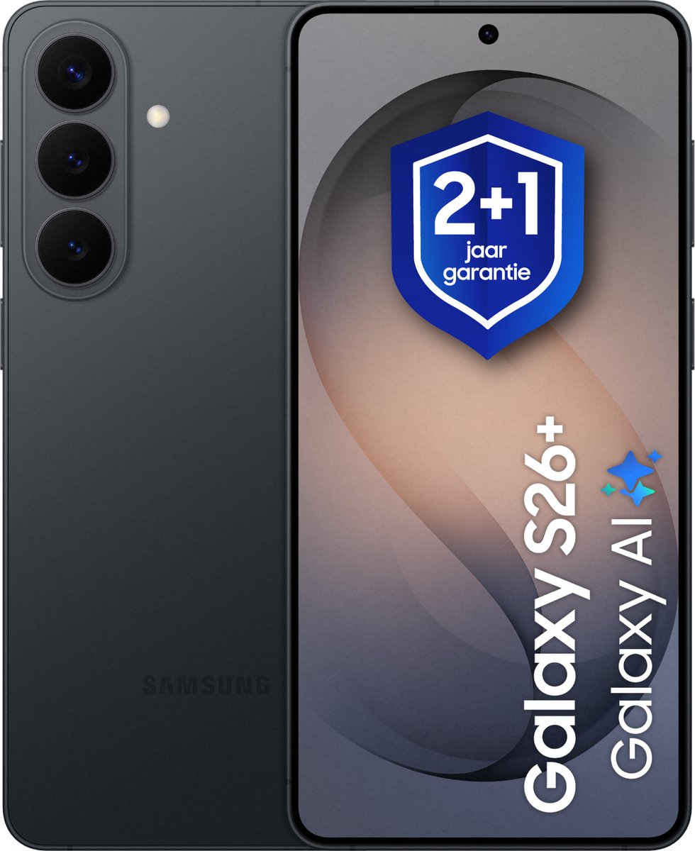 Samsung Galaxy S26 Plus - 256GB - Black + 1 jaar extra garantie