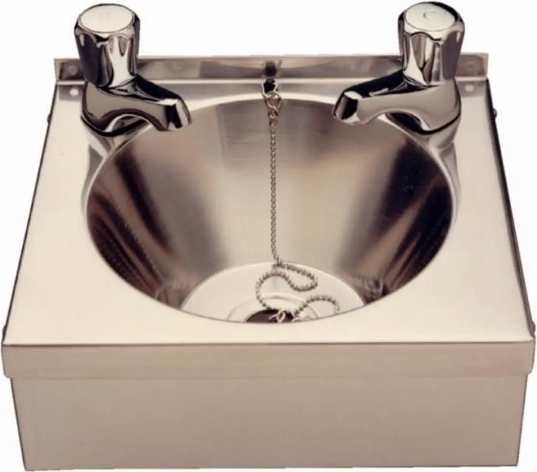 Vogue P088 RVS Handwasbak 30,5x27cm - Zilver