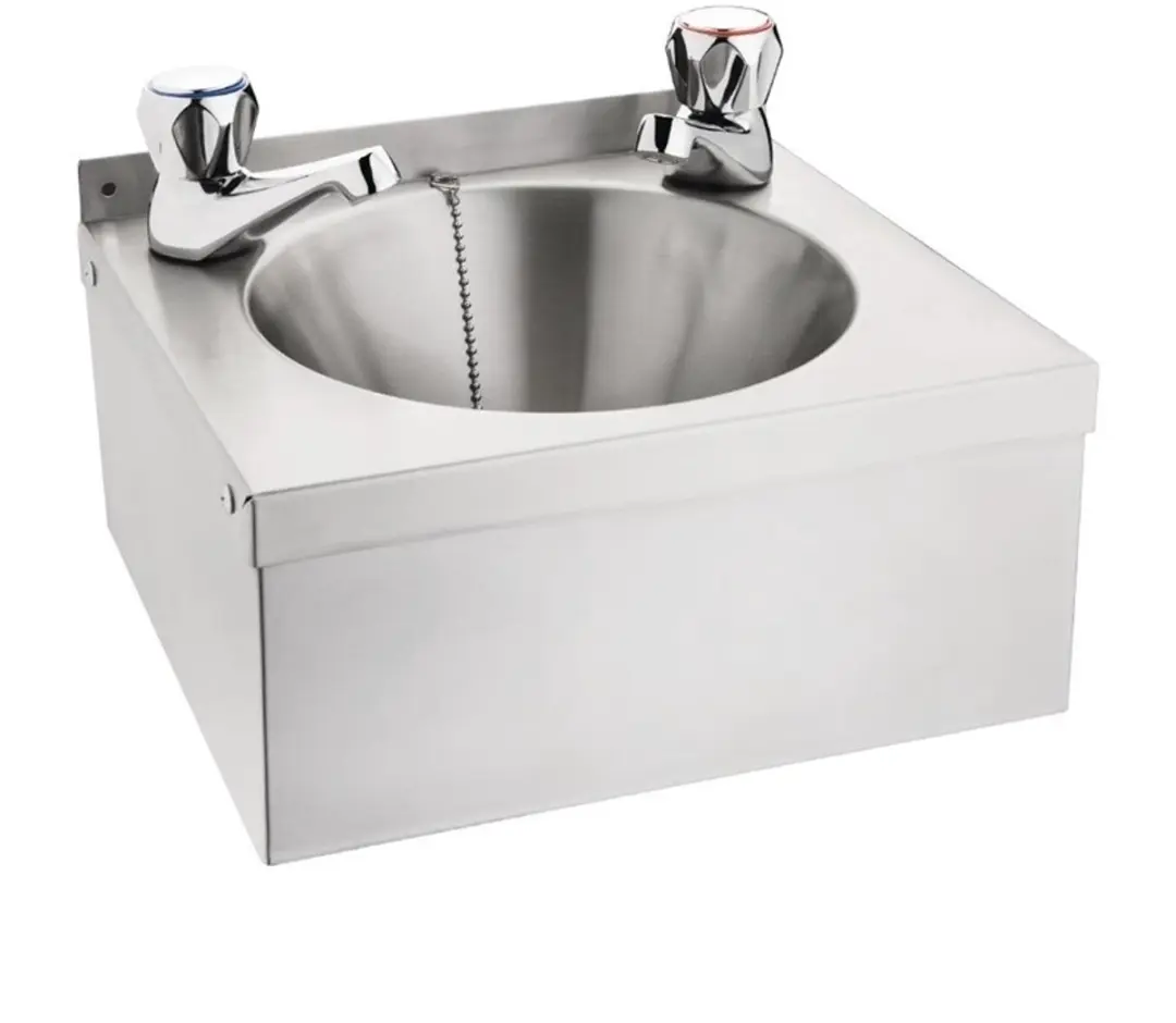 Vogue P088 RVS Handwasbak 30,5x27cm - Zilver