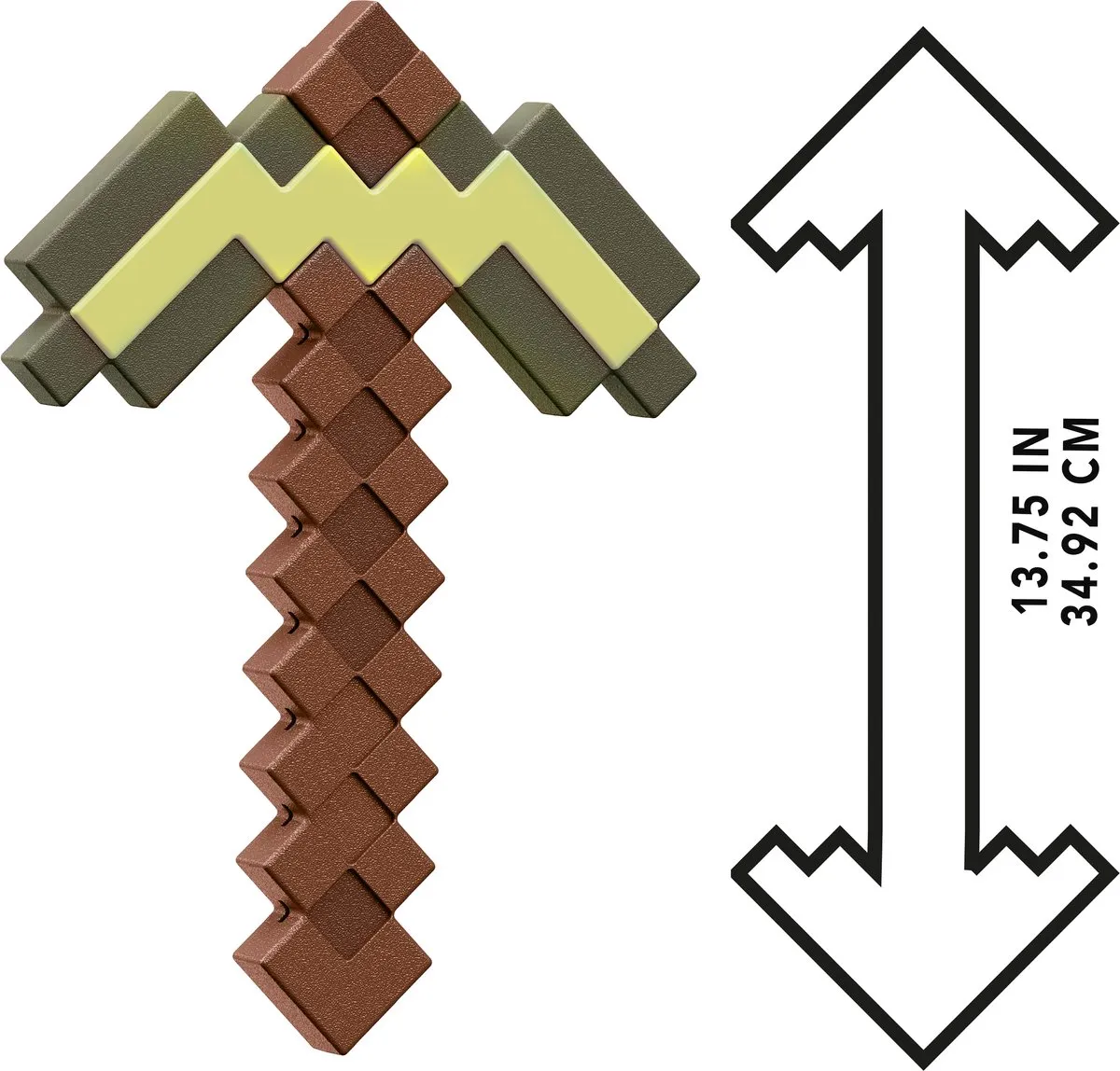 Mattel Minecraft Gold Pickaxe Replica - Multi - afbeelding 6 van 6