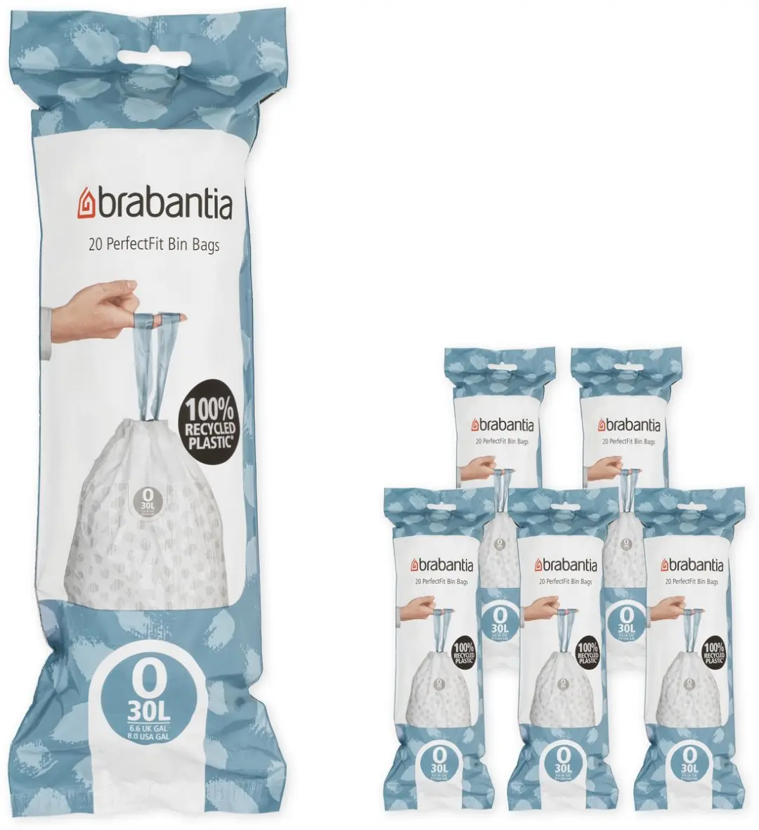 Brabantia PerfectFit Vuilniszakken 30L