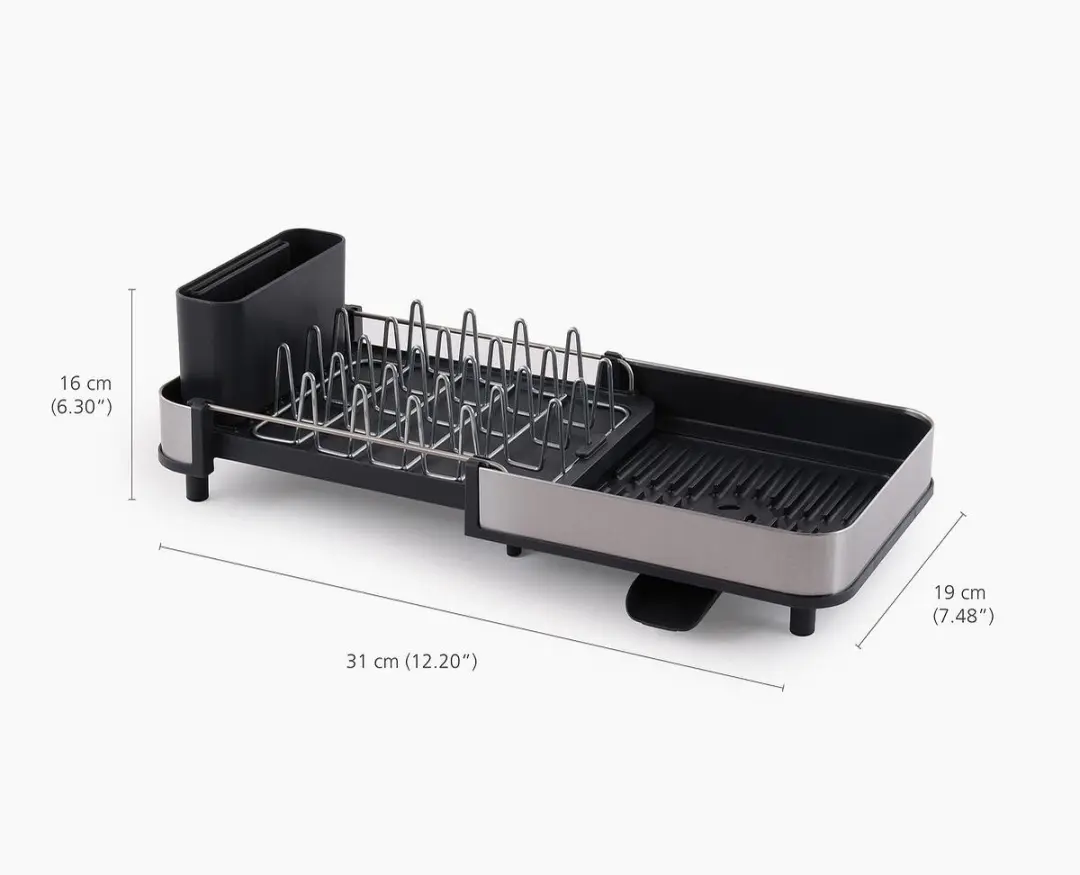 Joseph Joseph Extend Slim Steel Afdruikrek 6500035 - Grijs