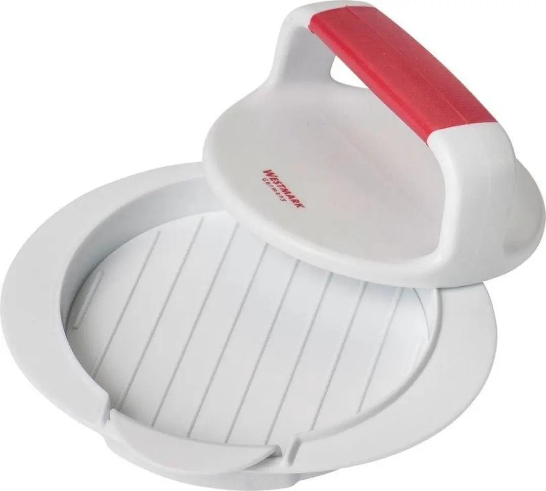 Westmark Hamburger Maker 62332260 - Ø11,5cm - Wit/Rood