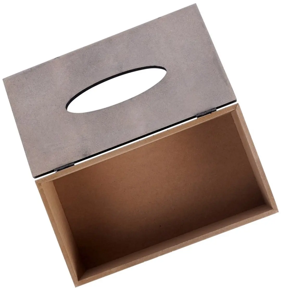 Excellent Houseware Tissuebox Bistro 25x13,5x9cm - Bruin