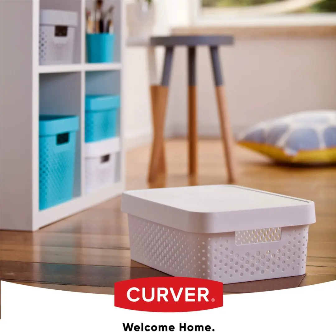 Curver Opengewerkte Container 11L - Infinity Deksel - Wit