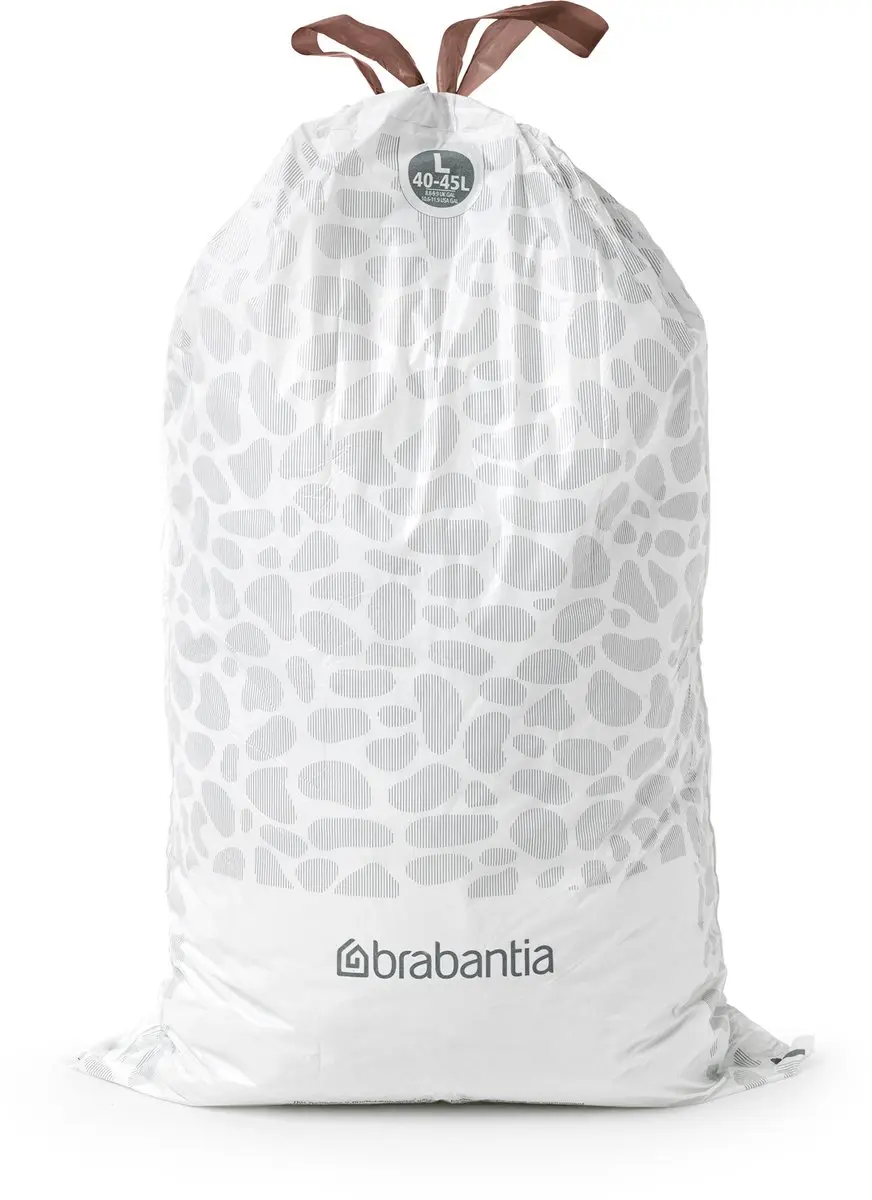 Brabantia PerfectFit Vuilniszak Dispenser 45L - 120 Stuks (3x40) - Wit