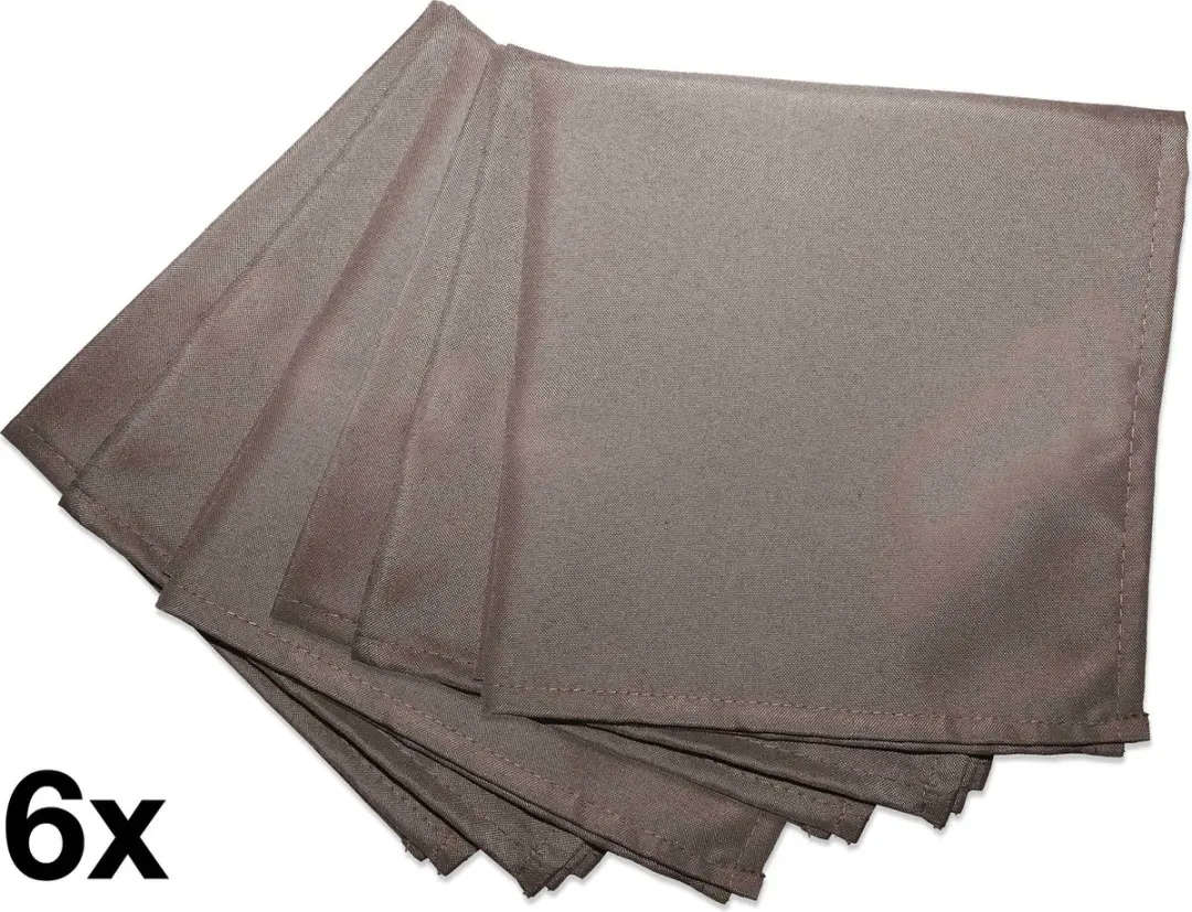 Wicotex Servetten 40x40cm Taupe