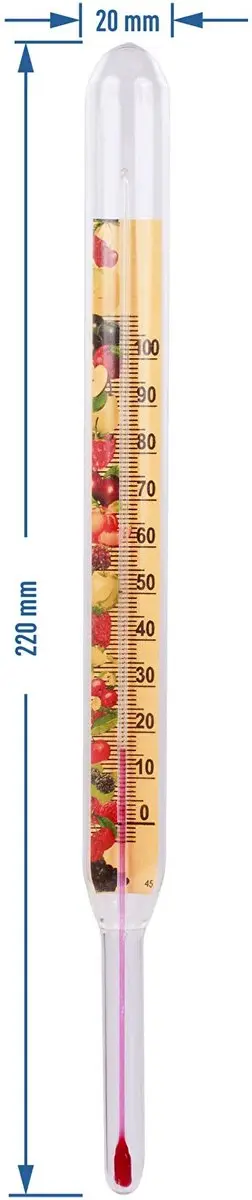 Browin Inmaakthermometer 22cm - Transparant