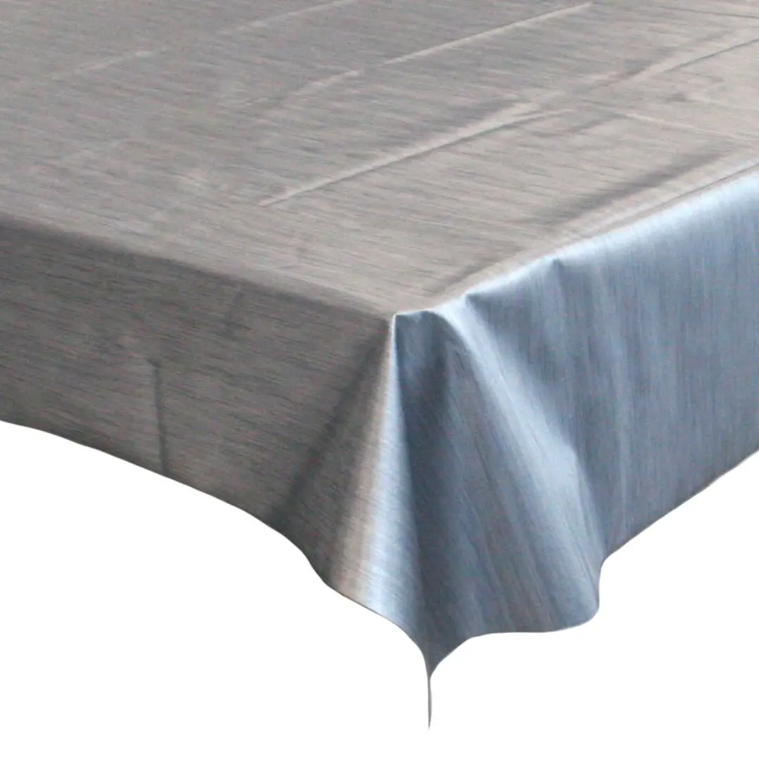 Bellatio Design Tafelzeil 140x300cm - Zilver Metallic