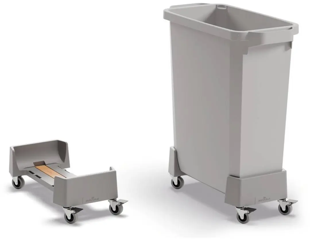 Durable DURABIN 334037 Rolwagen - 1 Liter - Kleurloos
