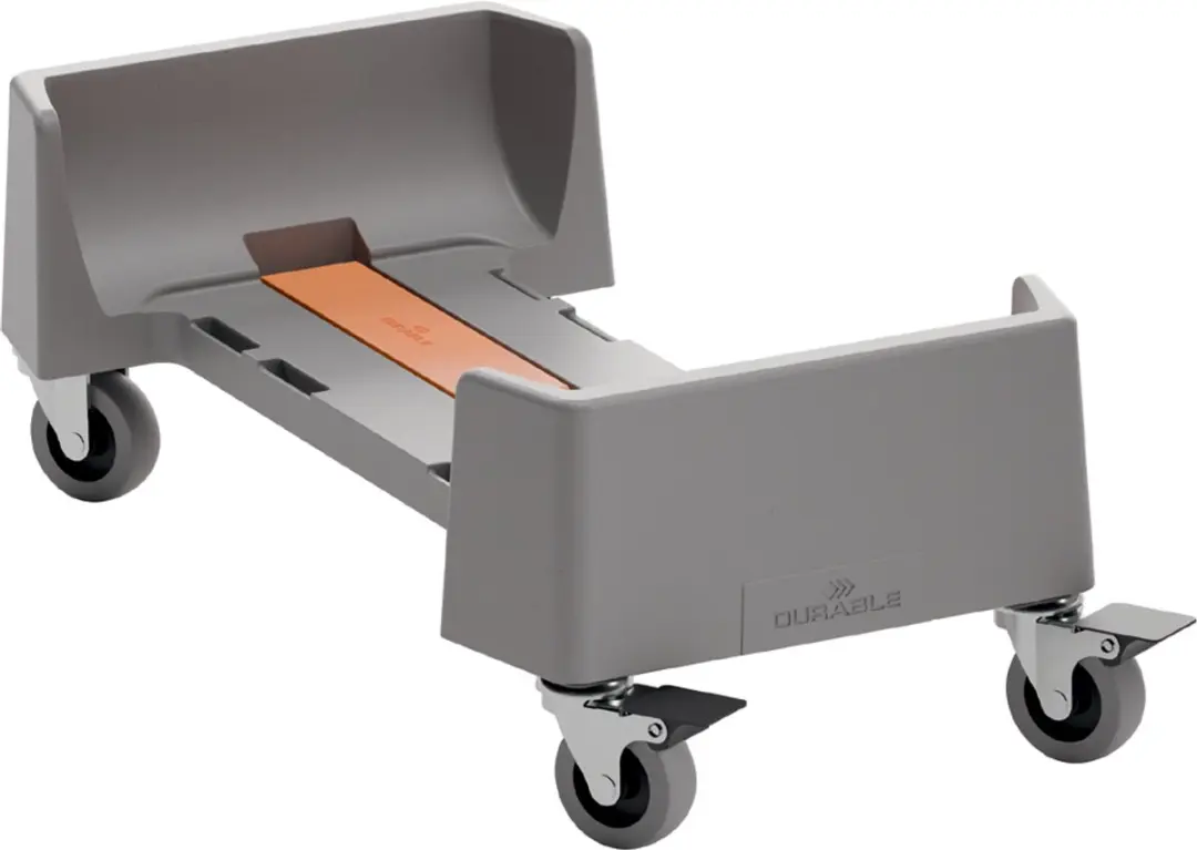 Durable DURABIN 334037 Rolwagen - 1 Liter - Kleurloos