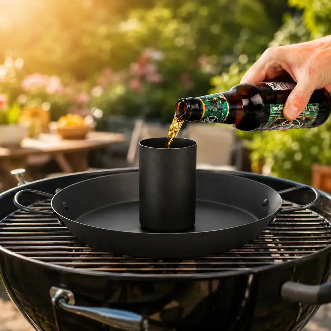 Jamie Oliver Barbecue Kip Grill 30cm Beer Can Chicken - Grijs