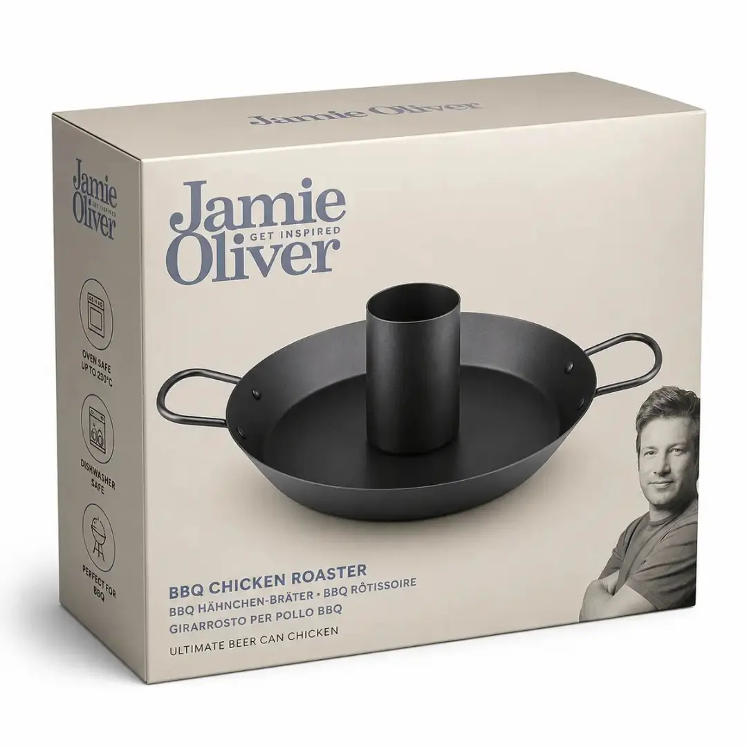 Jamie Oliver Barbecue Kip Grill 30cm Beer Can Chicken - Grijs - afbeelding 6 van 6