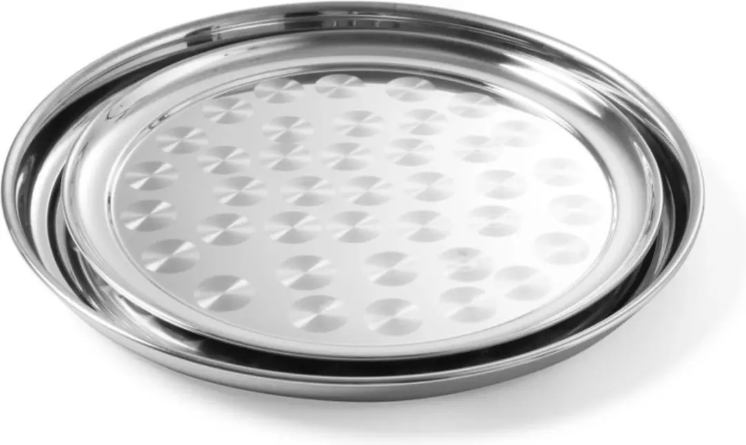 HENDI Rond Serveerplateau RVS 30cm