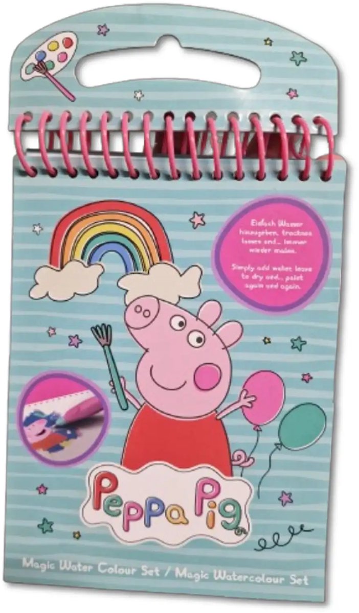 Peppa Pig magische waterkleur set