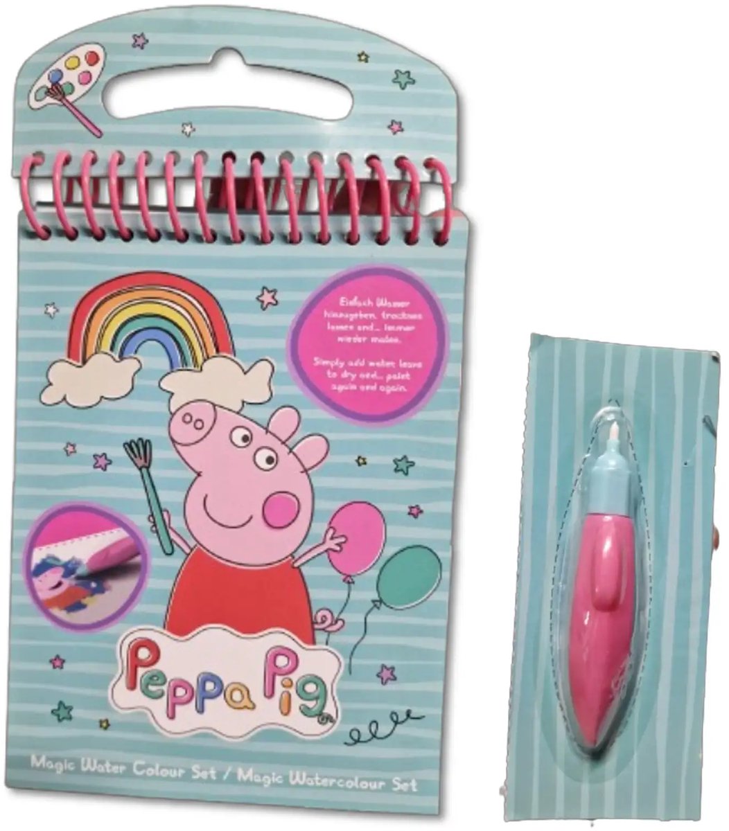 Peppa Pig magische waterkleur set