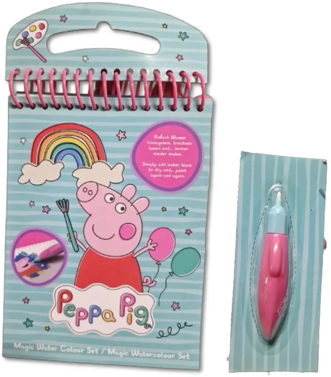 Hasbro Peppa Pig Magische Waterkleurset - Divers