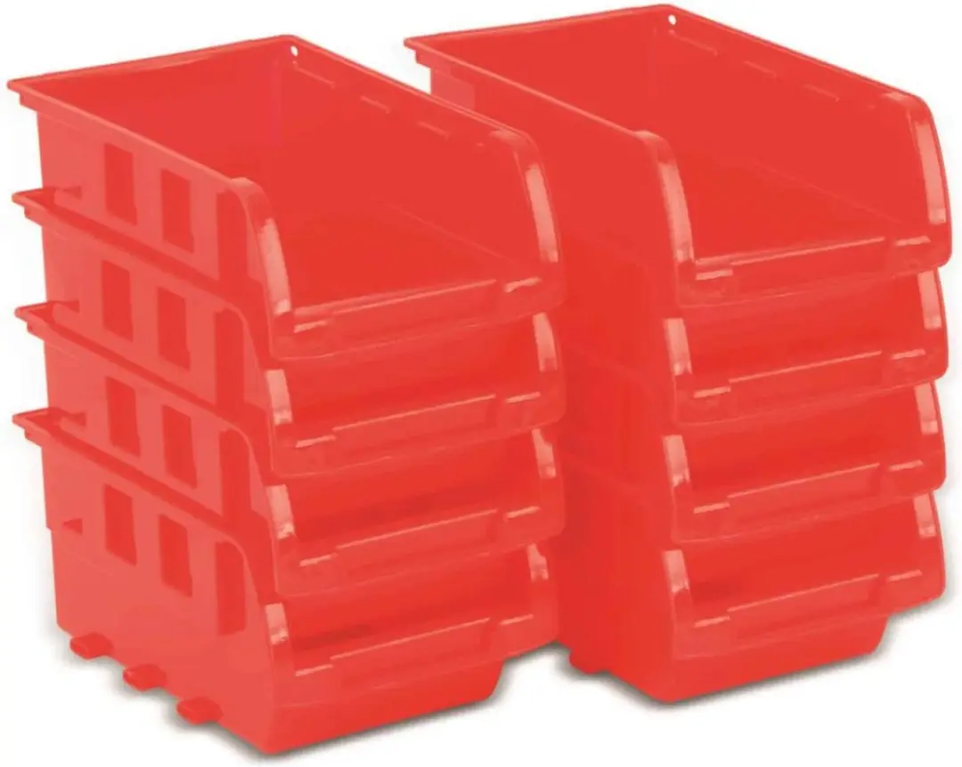 BLACK+DECKER Opbergbakjes 8 Stuks - 16x10cm - Oranje - afbeelding 6 van 6