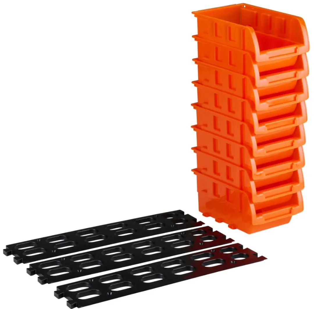 BLACK+DECKER Opbergbakjes 8 Stuks