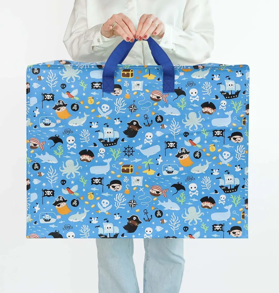 A Little Lovely Company XL Opbergtas Piraten