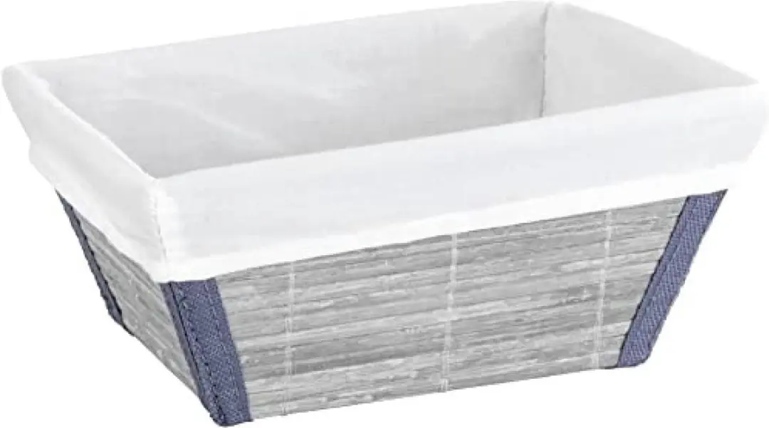 Wenko Bamboo Opbergmand Medium 20L - Grijs