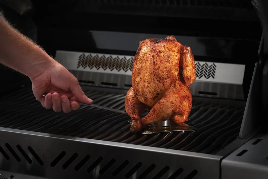 Napoleon Beer Can Chicken Roaster - Wit