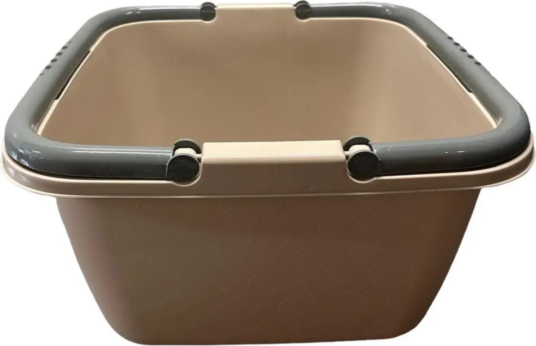 Mullrose HL Afwasbak Vierkant 18,5L - Beige - 39x39x22cm