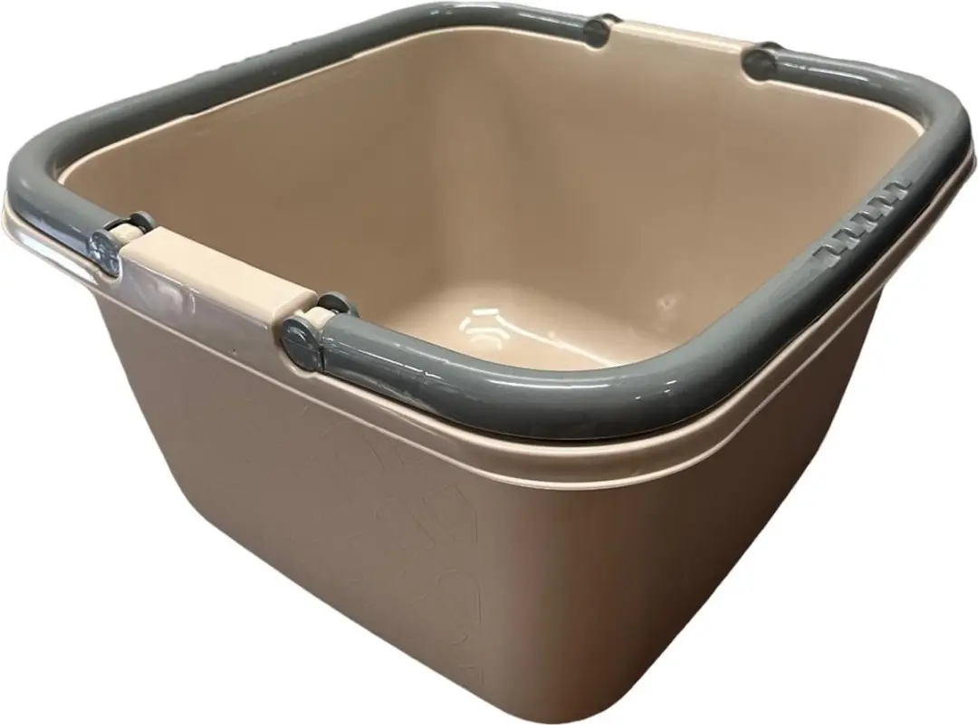 Mullrose HL Afwasbak Vierkant 18,5L - Beige - 39x39x22cm